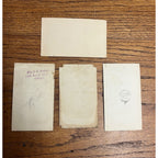Original Carte de Visite CDV Statues: Innocent Love Cupid, Ino & Bacchus, Angels