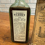 Antique McElree's Cardui Medicine Bottle & Box Original Contents Quack Medicine