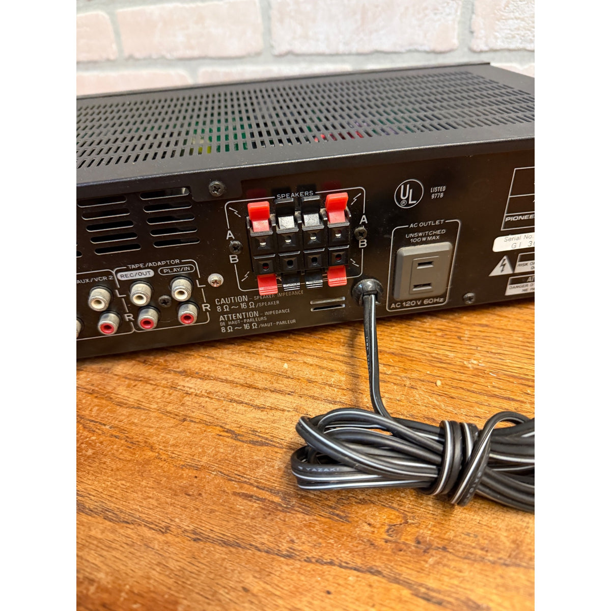 VINTAGE PIONEER SX-1500 RECEIVER STEREO EQUALIIZER DIGITAL SYNTHIZIER