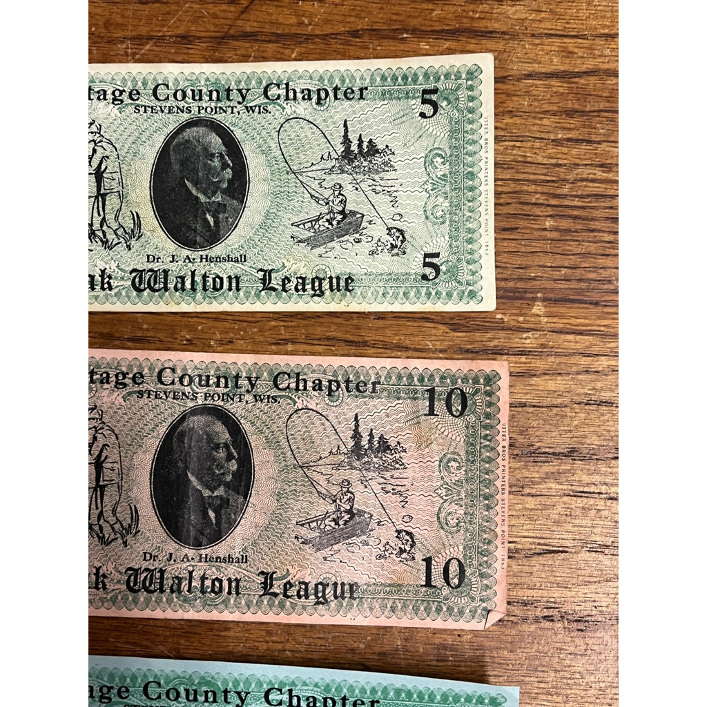 Vintage c1910s Izaak Walton League James Alexander Henshall Advertising Notes