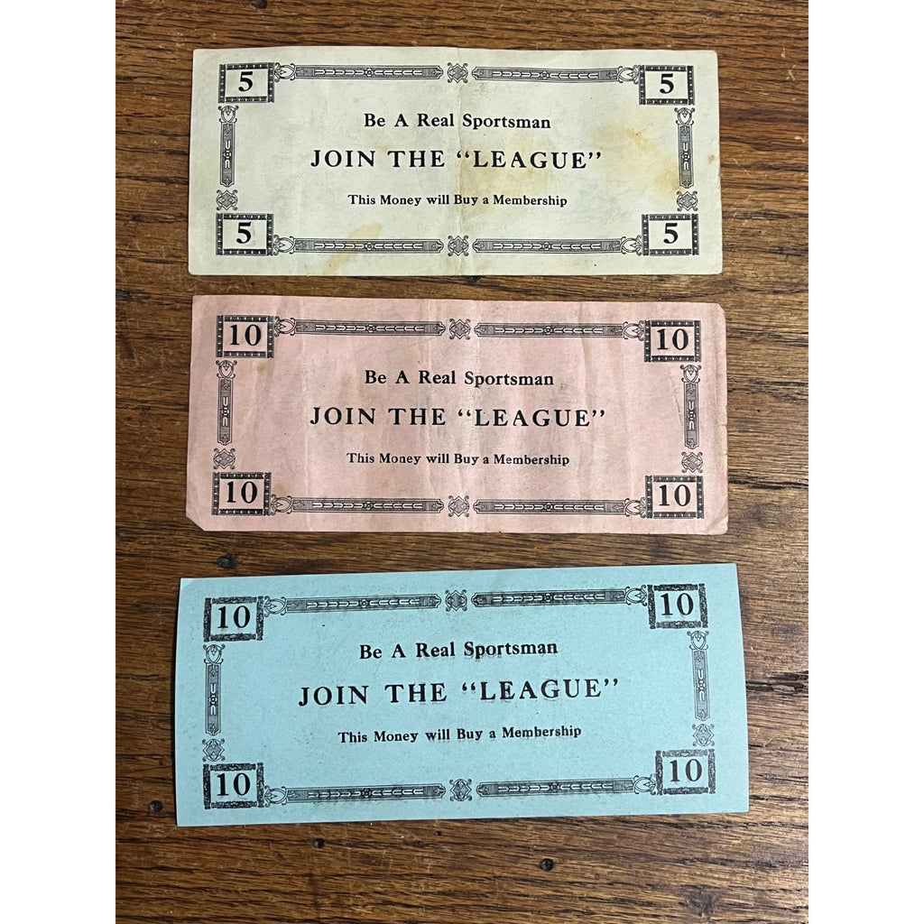 Vintage c1910s Izaak Walton League James Alexander Henshall Advertising Notes