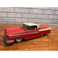 Vintage 1959 Ford Fairlane 500 Cragston Lithograph Retractable Hardtop Toy Car
