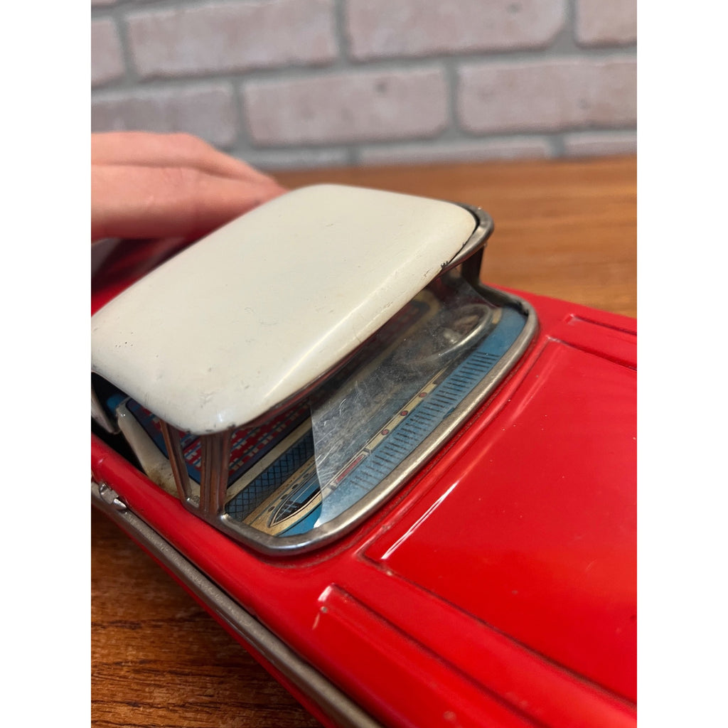 Vintage 1959 Ford Fairlane 500 Cragston Lithograph Retractable Hardtop Toy Car