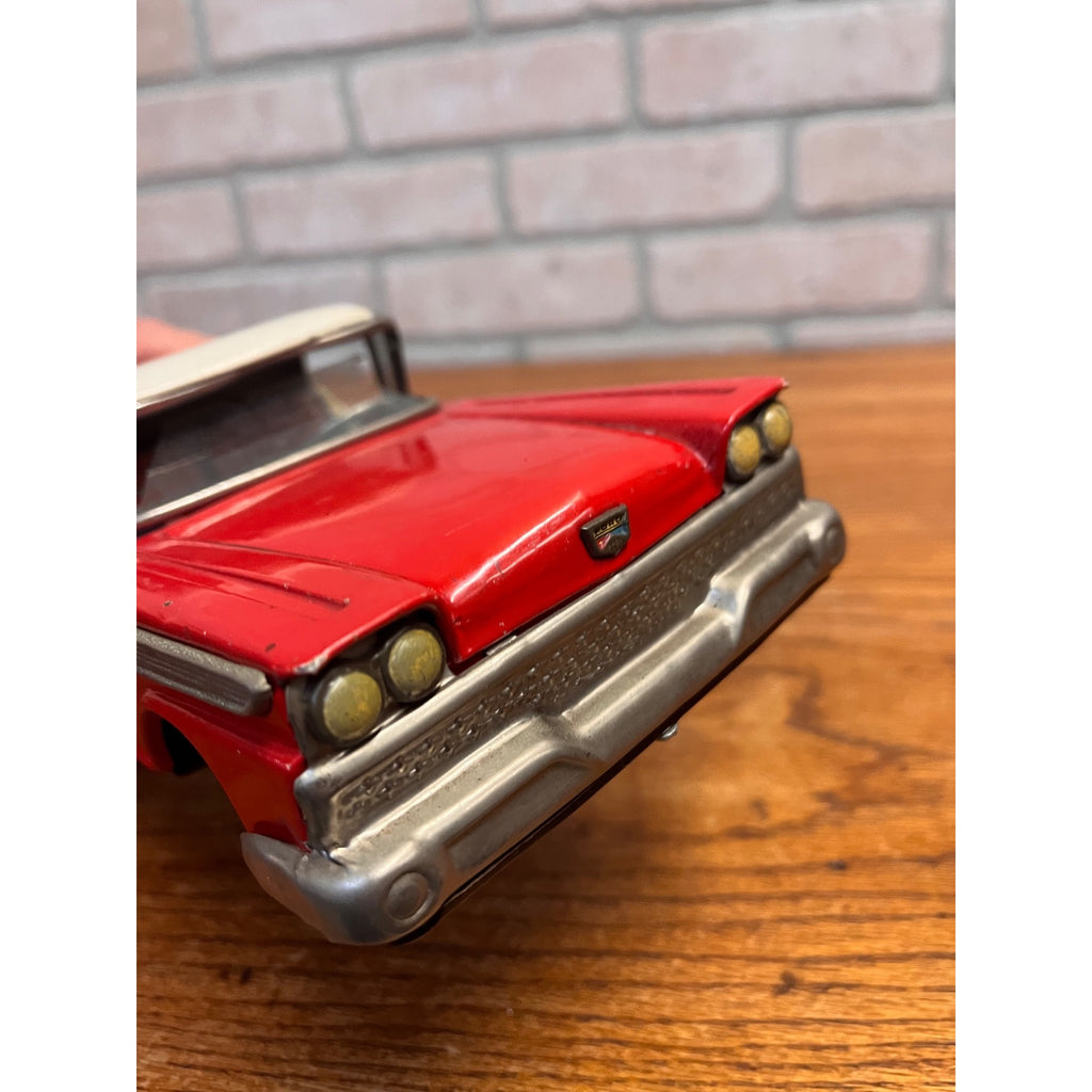Vintage 1959 Ford Fairlane 500 Cragston Lithograph Retractable Hardtop Toy Car