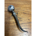 Vintage Sterling Silver Gimbal Horn Gentleman's Cigar Lighter Oil Lamp Desk