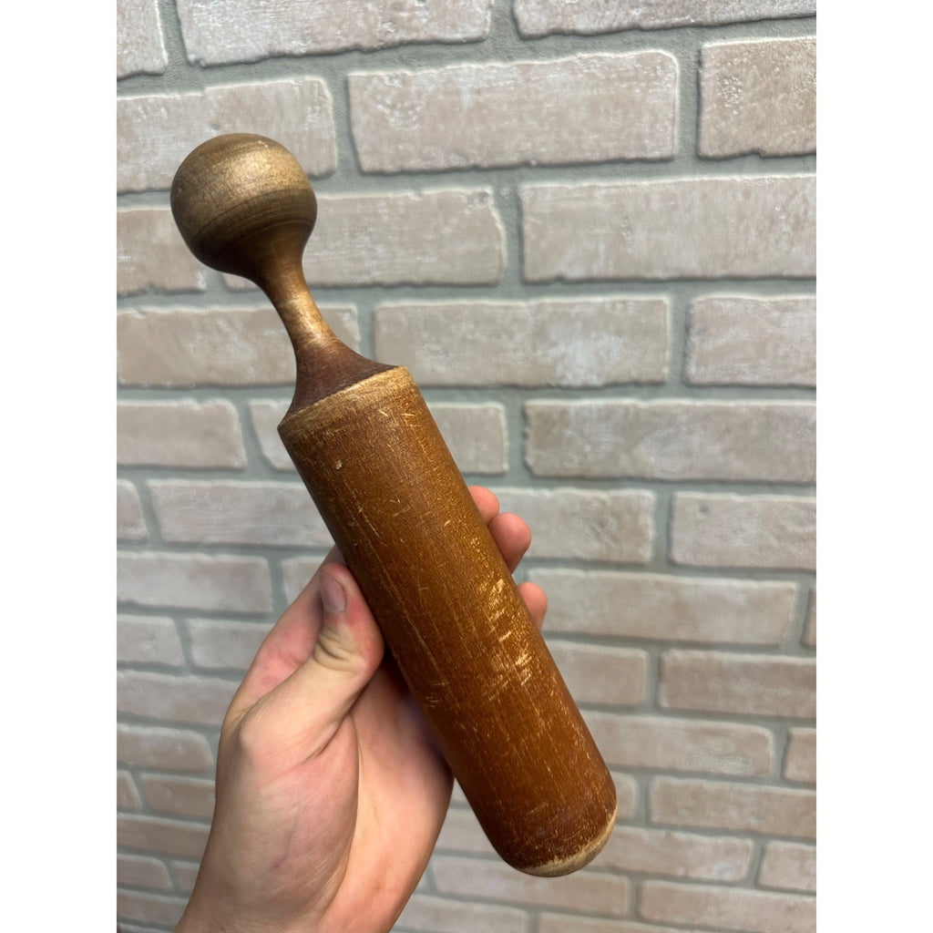 Antique Primitive 19th c. Food Masher Pestle Kitchen Utensil Tool