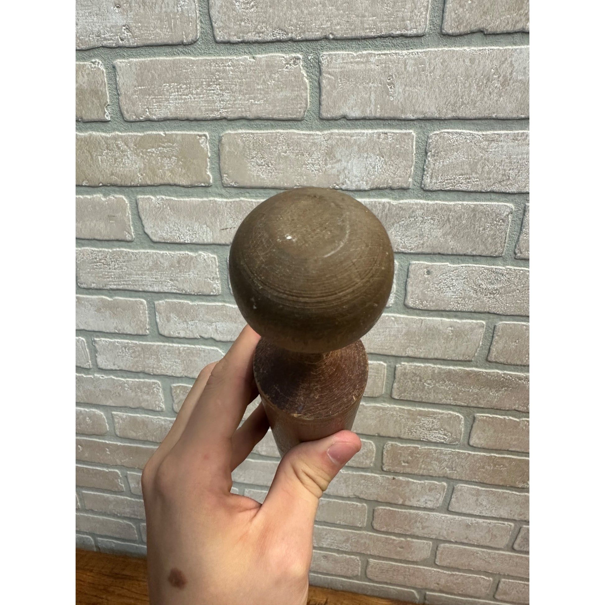 Antique Primitive 19th c. Food Masher Pestle Kitchen Utensil Tool