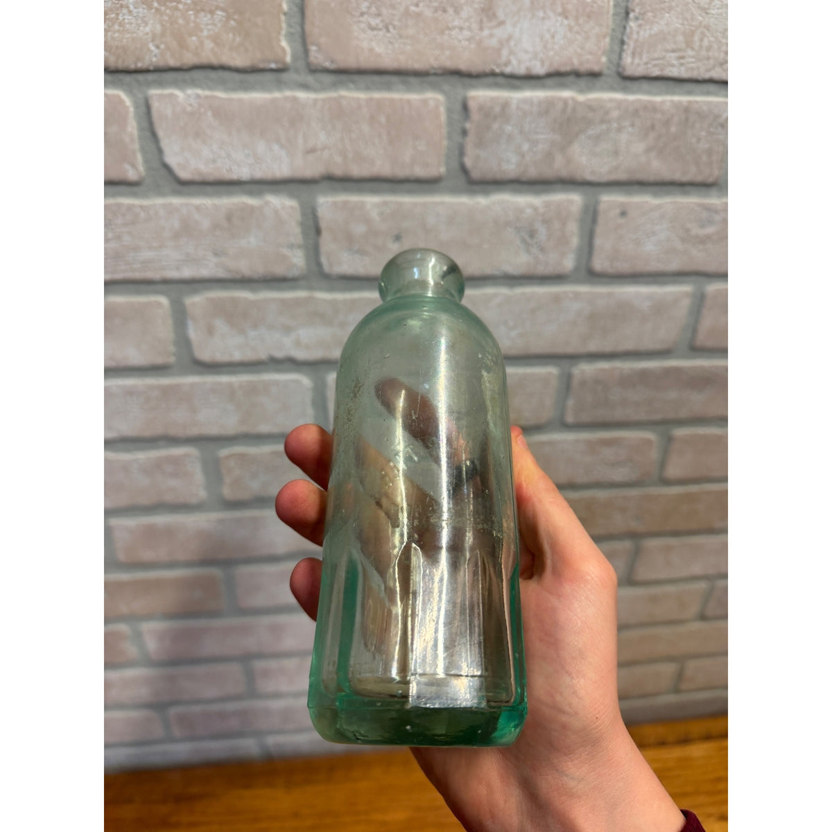 CEDARBURG WIS GEORGE RITTER HUTCHINSON SODA BOTTLE MUG BASE BLOB HUTCH