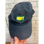 Masters Golf Hat Augusta National Official Tournament Cap BLACK Logo Preowned