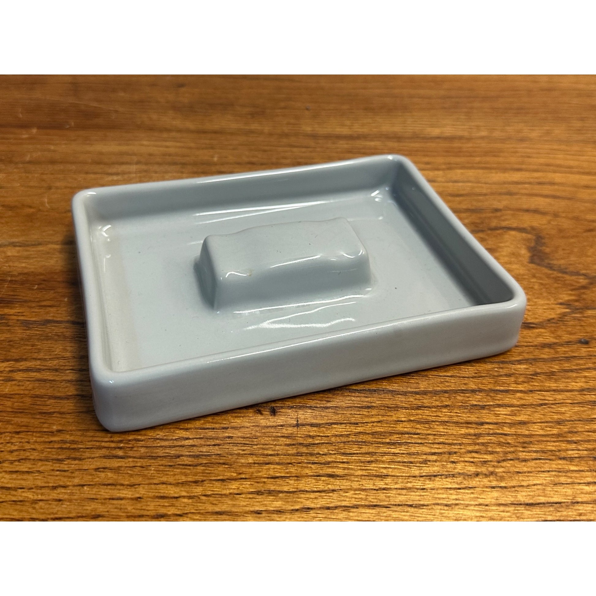 Vintage 1960s Kohler Company Porcelain Gray MCM Mid-Century Ashtray Wisconsin