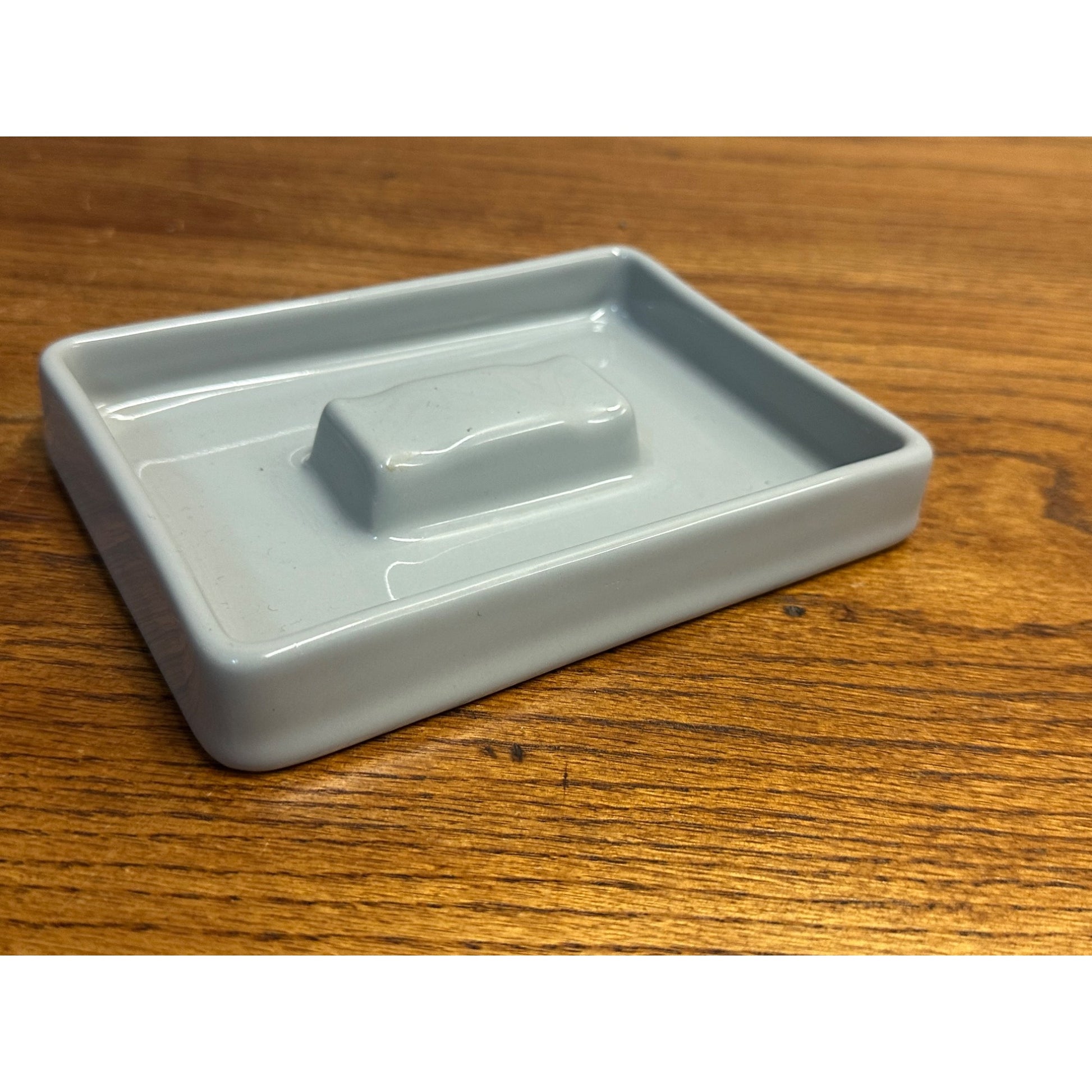 Vintage 1960s Kohler Company Porcelain Gray MCM Mid-Century Ashtray Wisconsin