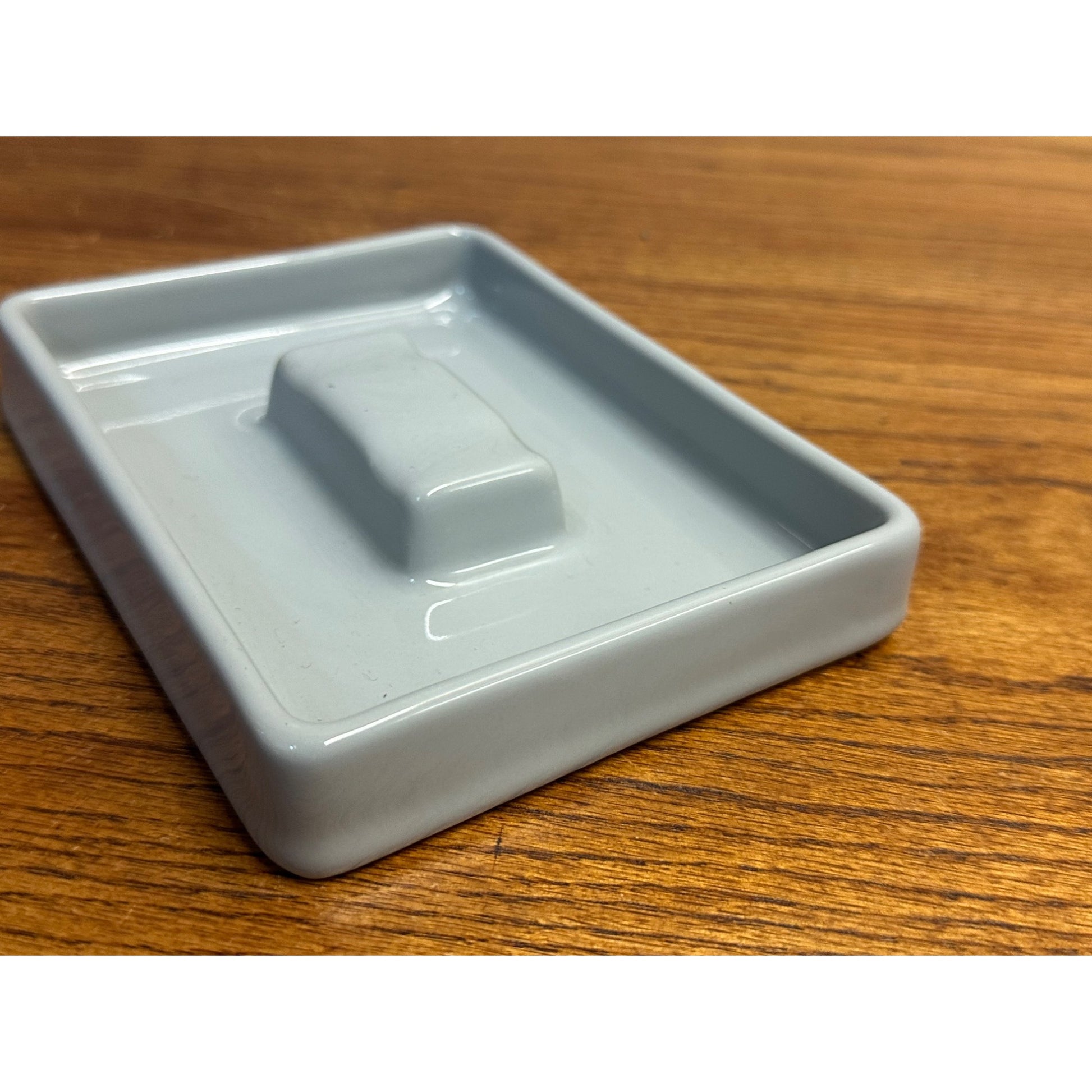 Vintage 1960s Kohler Company Porcelain Gray MCM Mid-Century Ashtray Wisconsin
