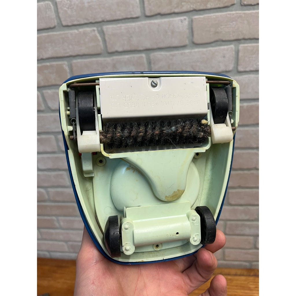 Vintage 1960s Hoover Vacuum Child's Play Toy C.M.T. Wells Kelo Blue w/ Bag