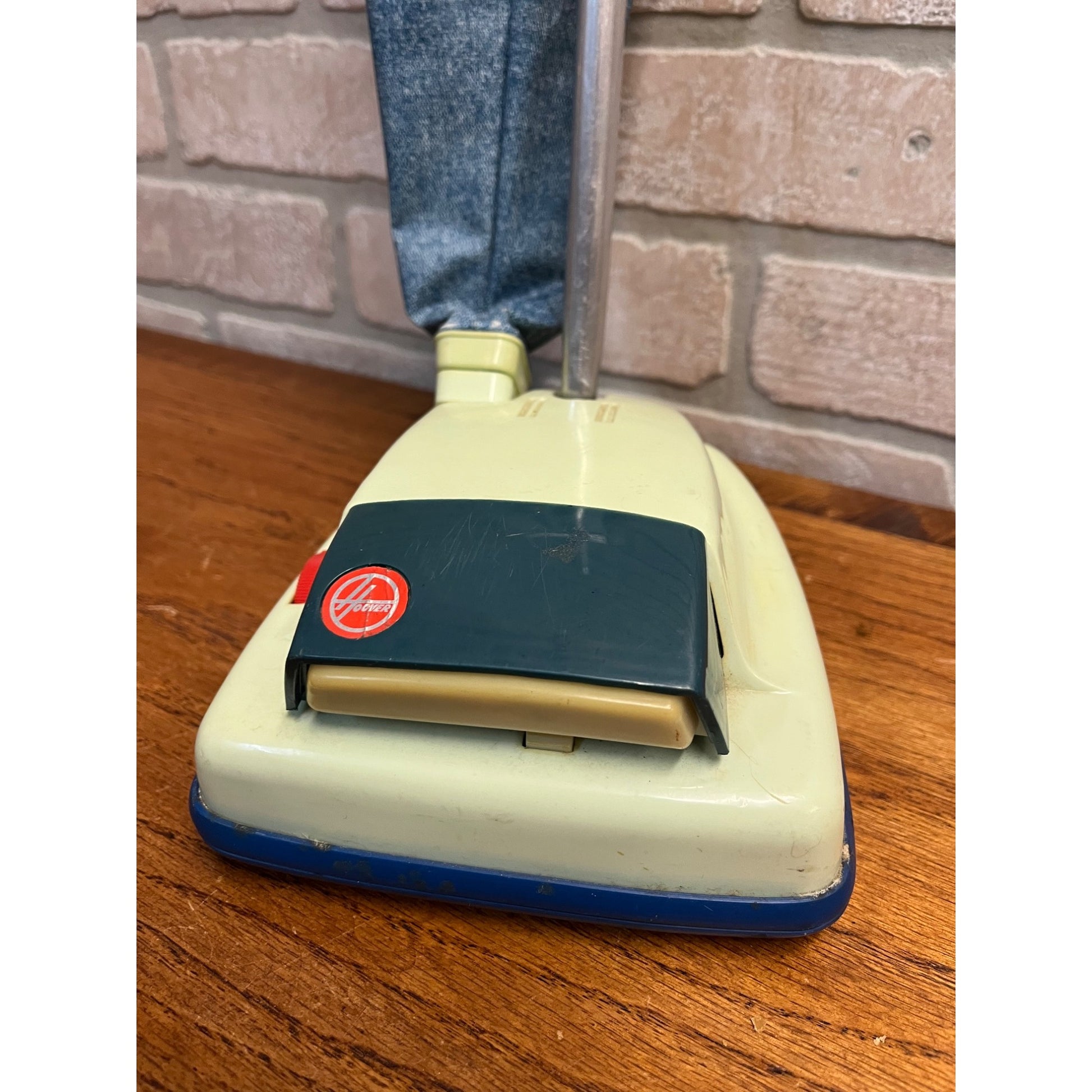 Vintage 1960s Hoover Vacuum Child's Play Toy C.M.T. Wells Kelo Blue w/ Bag