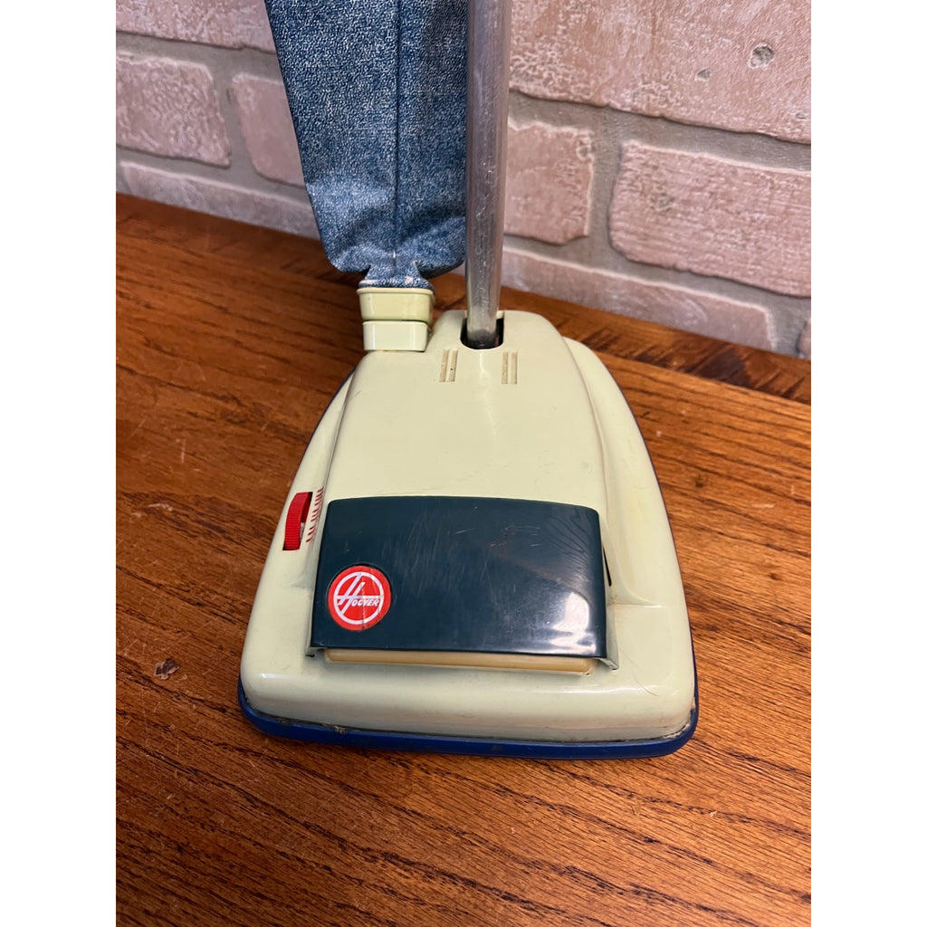 Vintage 1960s Hoover Vacuum Child's Play Toy C.M.T. Wells Kelo Blue w/ Bag