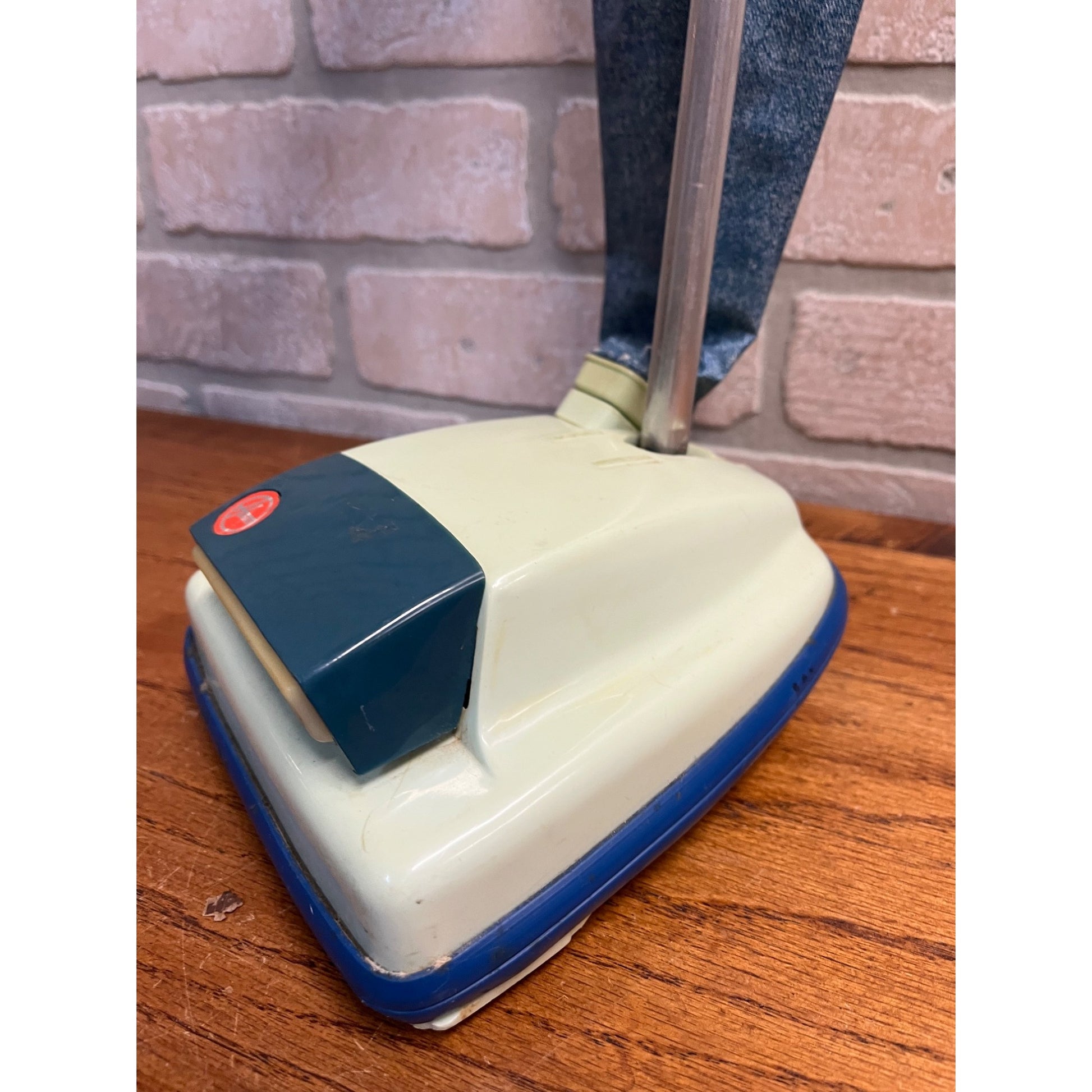 Vintage 1960s Hoover Vacuum Child's Play Toy C.M.T. Wells Kelo Blue w/ Bag