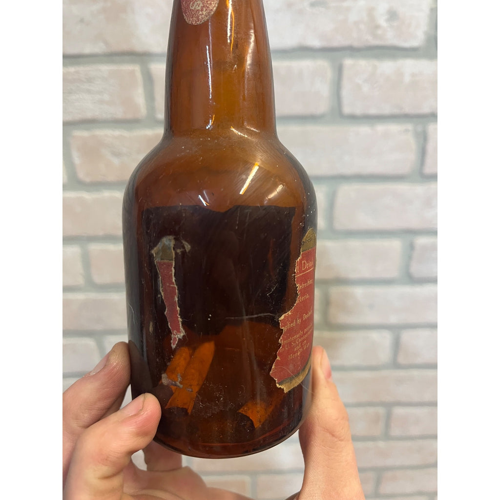 Antique 1920's Anheuser Busch Bevo Non-Intoxicating Beverage Bottle Prohibition