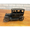 Antique Arcade Cast Iron Ford Model T Automobile 4-Door Original Black Paint Toy