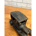 Antique Arcade Cast Iron Ford Model T Automobile 4-Door Original Black Paint Toy