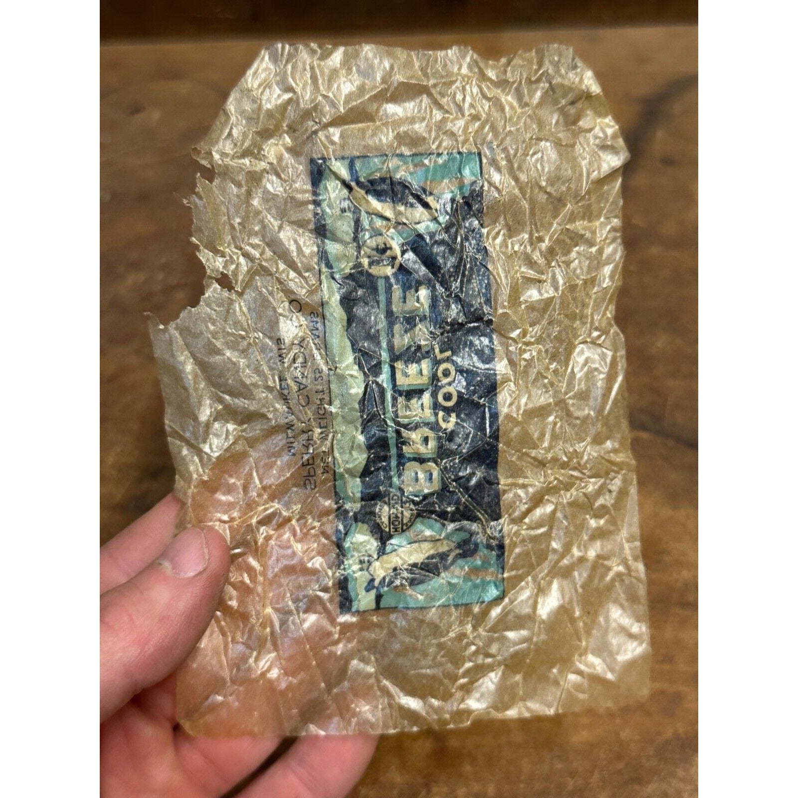 Vintage 1930s Cool Breeze Candy - Sperry Candy Co. - Wax Wrapper