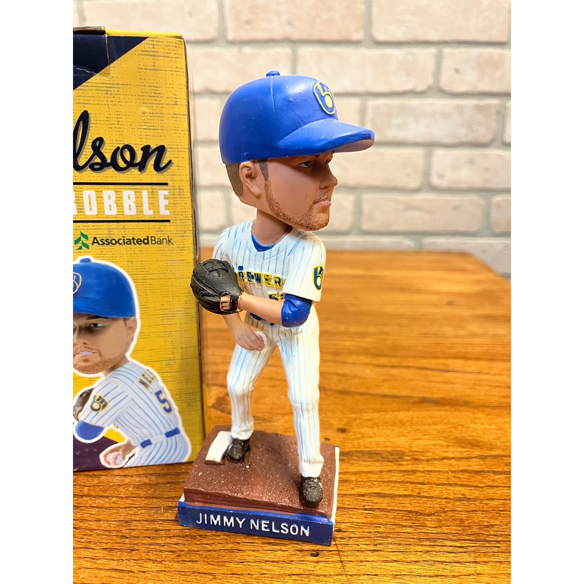 2016 Milwaukee Brewers Jimmy Nelson Bobblehead SGA 7/31/16