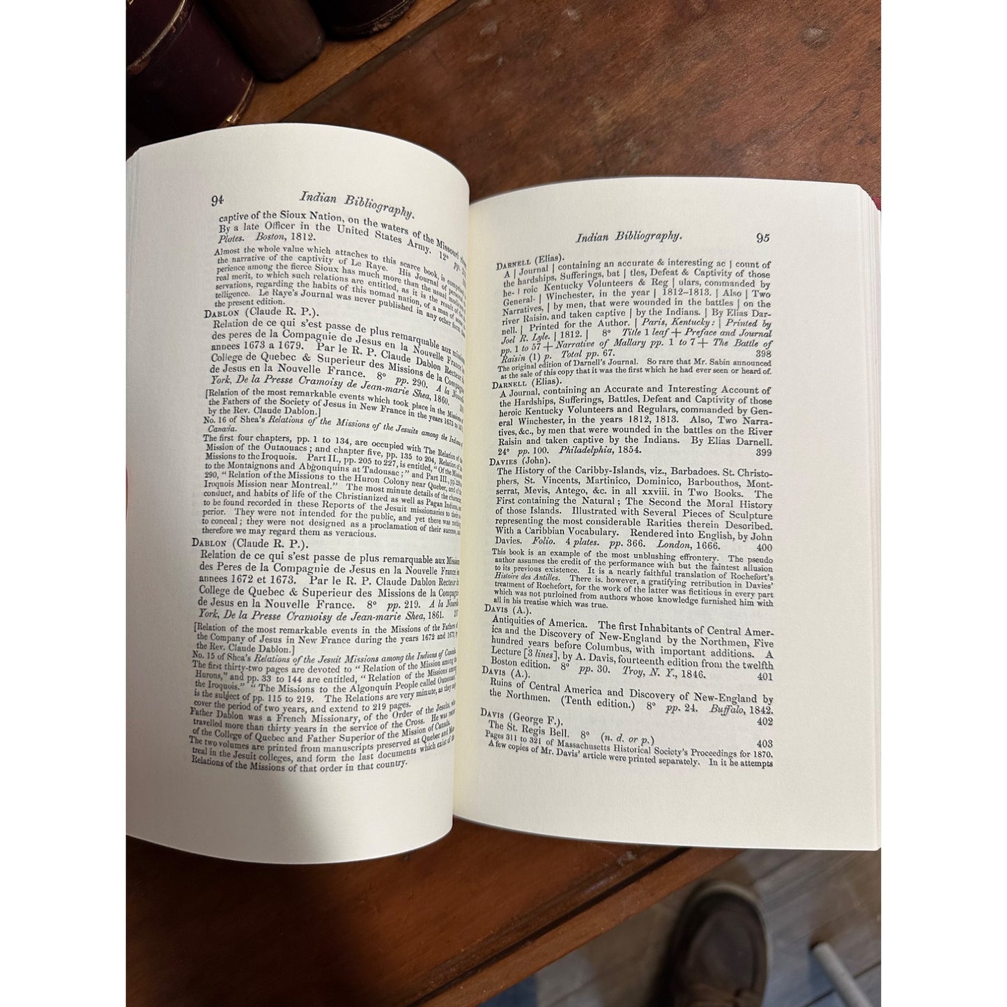 AN ESSAY TOWARDS AN INDIAN BIBLIOGRAPHY - IN LIBRARY OF THOMAS FIELD HC BOOK