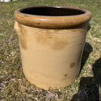Antique 1800s Vintage Macomb Pottery Illinois Stoneware 4 Gallon Crock Primitive