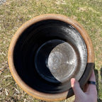 Antique 1800s Vintage Macomb Pottery Illinois Stoneware 4 Gallon Crock Primitive