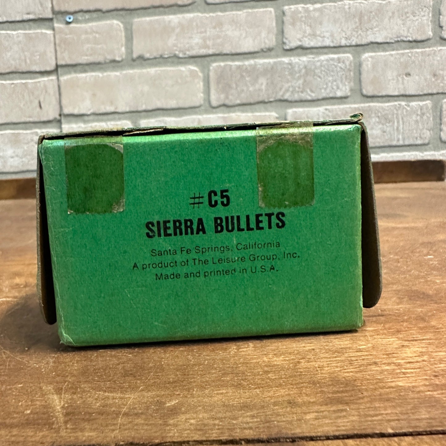 Vintage Sierra Bullets .30 Caliber EMPTY 100ct Cardboard Box Santa Fe Springs