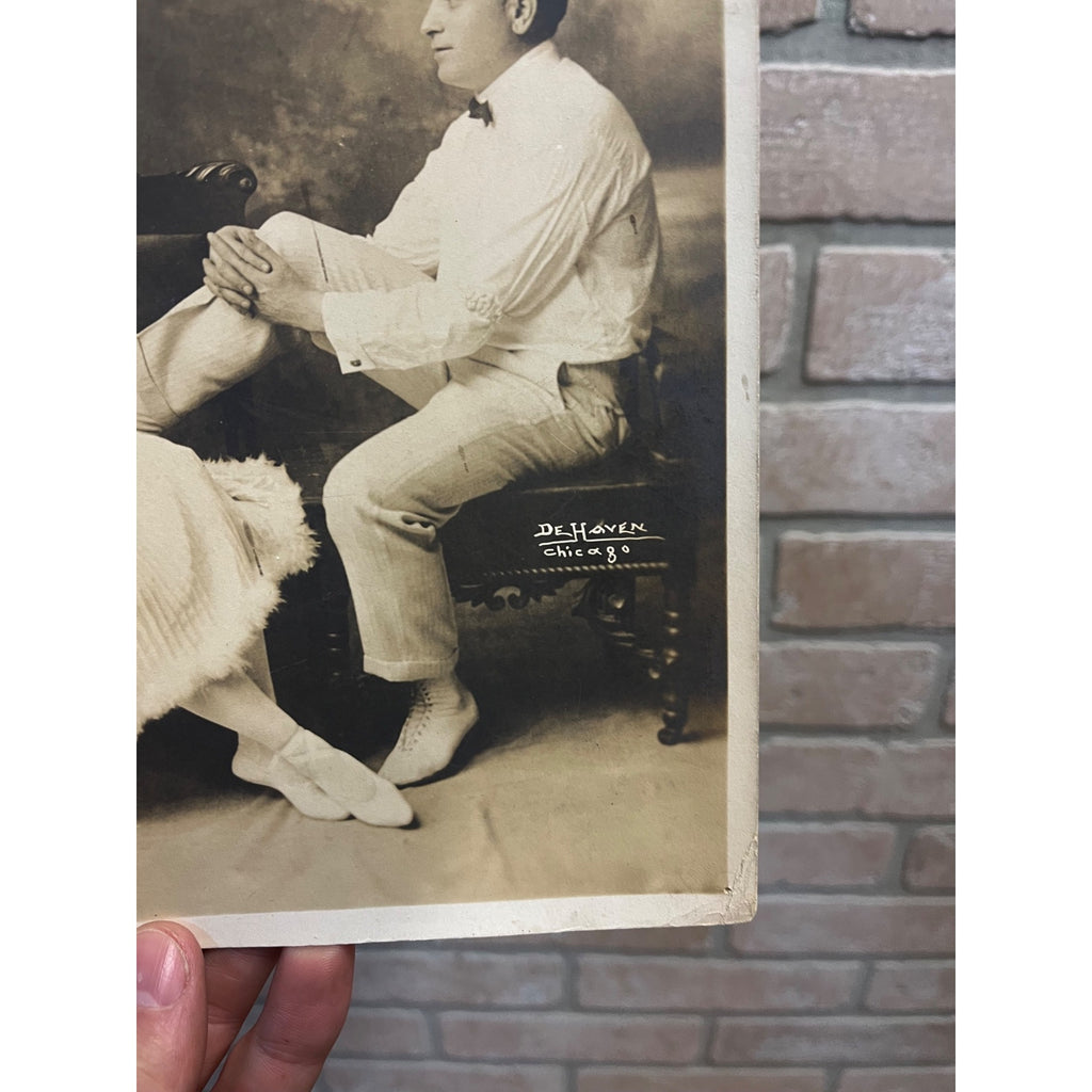 Vintage Occupational Photo Circus Performers Tight Rope Walkers Seils Sterling