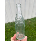 1930s Soda Water Coca Cola Embossed Glass Soda Bottle 6 oz.