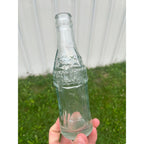 1930s Soda Water Coca Cola Embossed Glass Soda Bottle 6 oz.