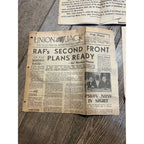 Original Stars & Stripes WWII Newspaper Overseas Newspapers War Over V-Day Victory Lot
