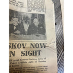Original Stars & Stripes WWII Newspaper Overseas Newspapers War Over V-Day Victory Lot