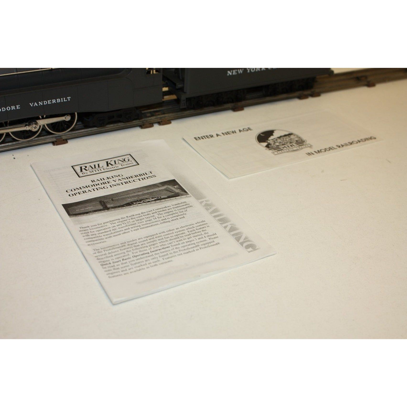 MTH Rail King New York Central Commodore Vanderbilt Steam Engine NEW #30-1133-0