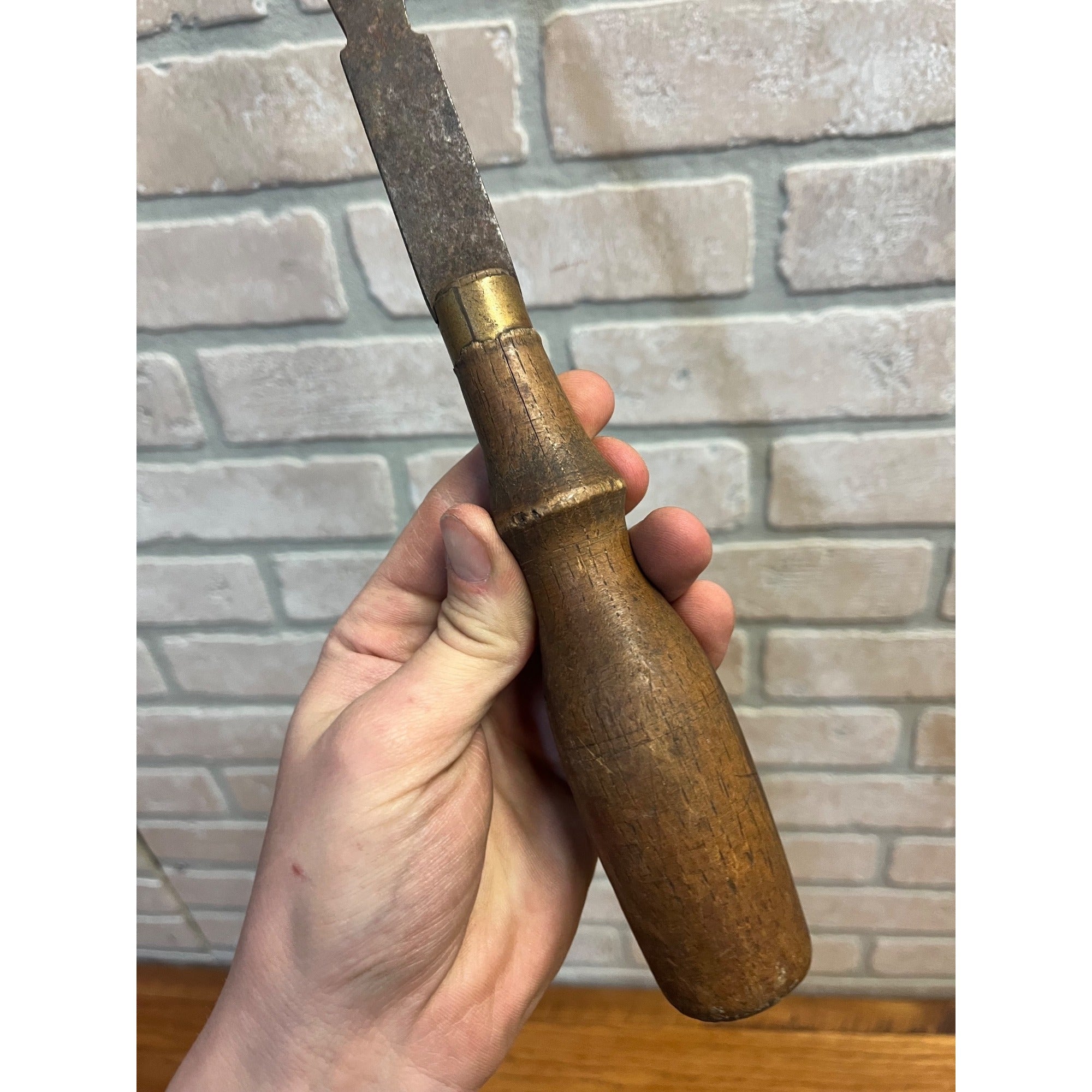 VINTAGE ANTIQUE 16" STROUD SLOTTED CABINET MAKERS SCREWDRIVER WOODWORKING TOOL