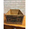 Vintage Birds-Eye Matches Wooden Crate Box Advertising Diamond Match Co