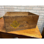 Vintage Birds-Eye Matches Wooden Crate Box Advertising Diamond Match Co