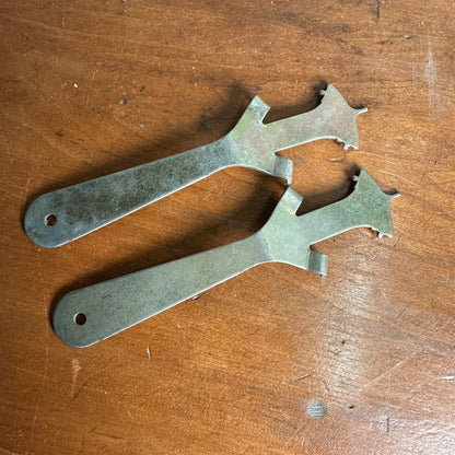 2 VTG SCHLAGE LOCKSMITH SPANNER WRENCH SIMPLEX LEVER KNOB LOCK TOOL