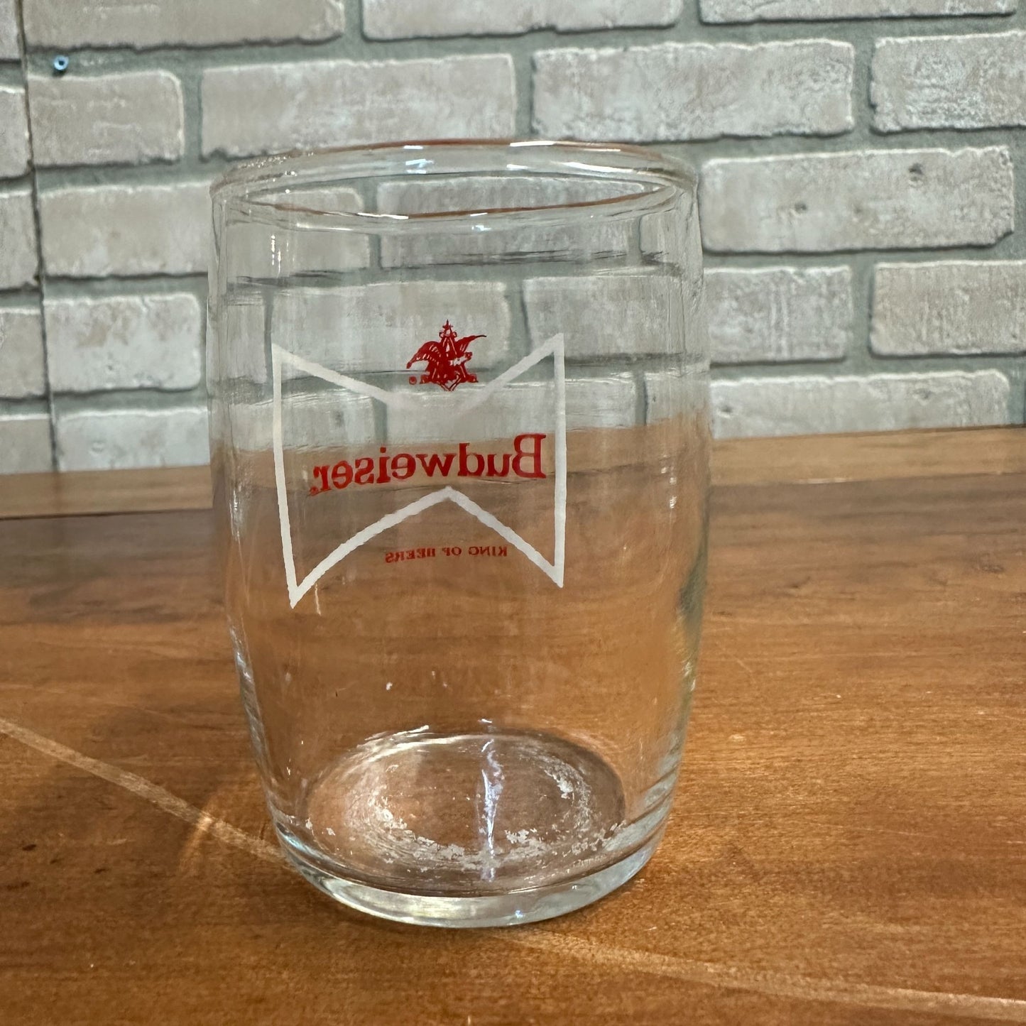 Vintage 1980s Budweiser Bowtie Lot (4) Bar Pub Glasses Mug Michelob Taster ++