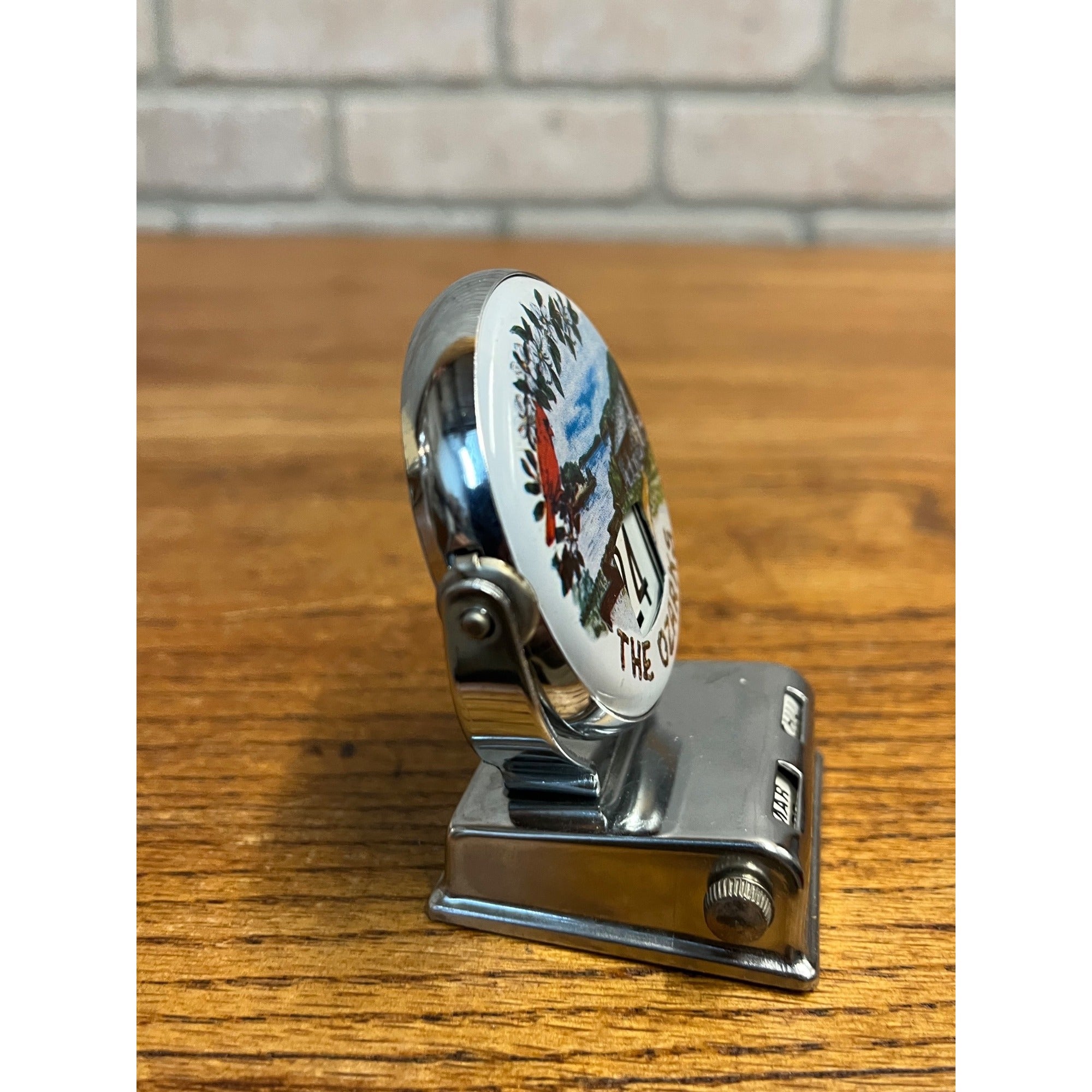 Vintage Perpetual Flip Mechanical Desktop Calendar Metal The Ozarks