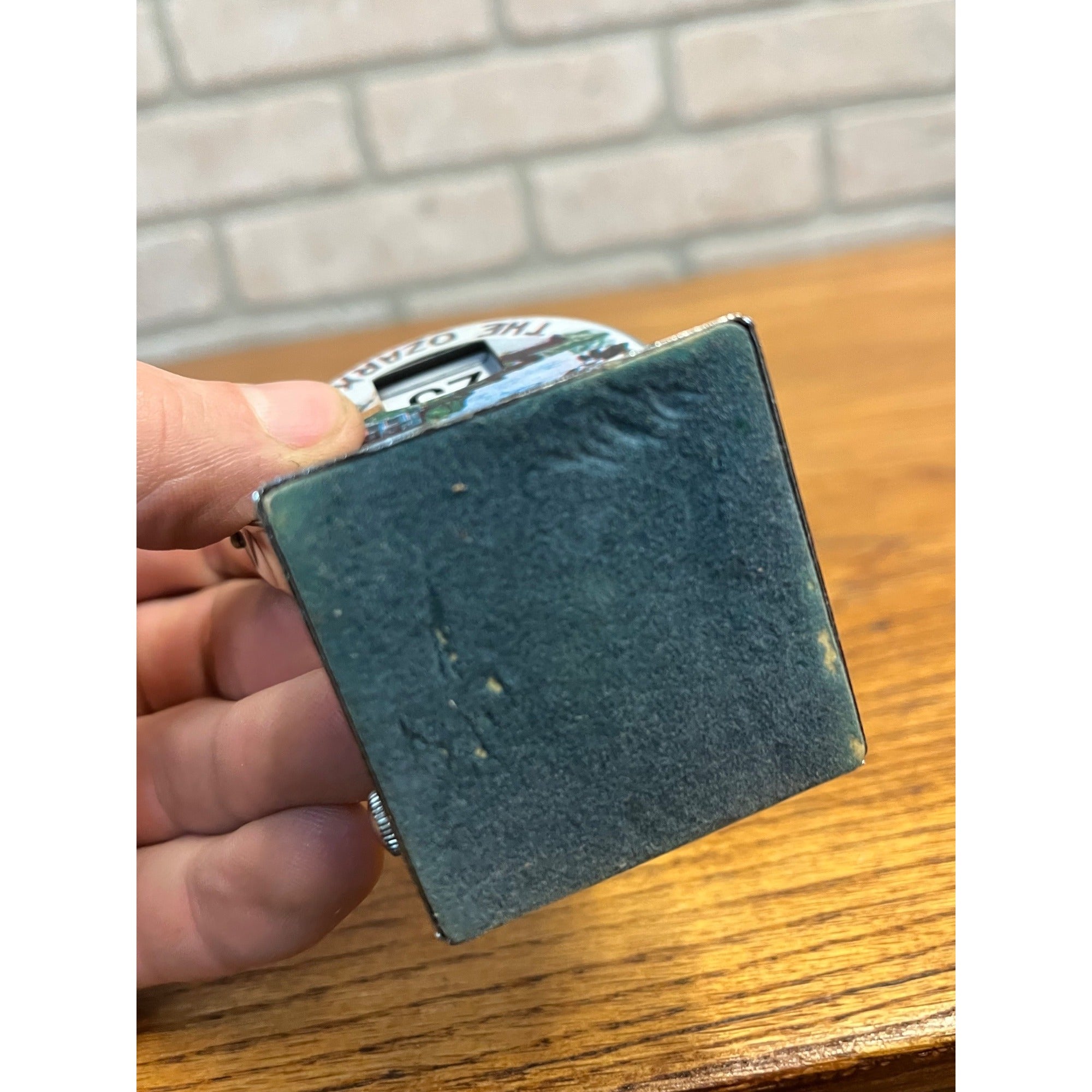 Vintage Perpetual Flip Mechanical Desktop Calendar Metal The Ozarks