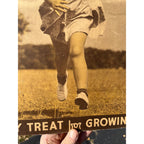 Vintage Child Life Shoes Cardboard Advertising Easelback Sign Store Display