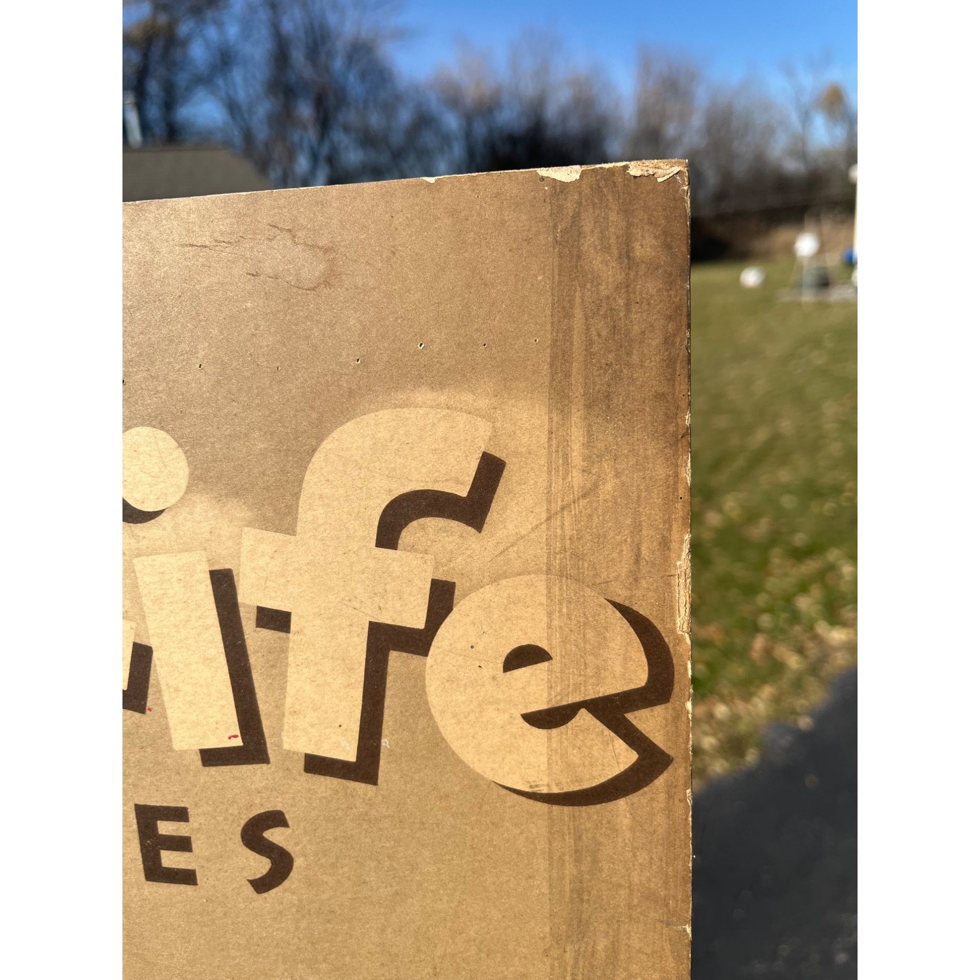 Vintage Child Life Shoes Cardboard Advertising Easelback Sign Store Display