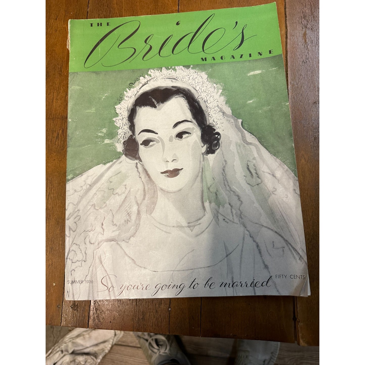 THE BRIDE'S MAGAZINE, SUMMER 1936 (VOL 2, #4) ~VERY GOOD