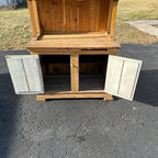 Antique Primitive Bakers Bread-Making Cabinet Cupboard