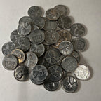 XF CLean Lincoln Steel Cents Pennies Penny One Cent Wheat 1943 Coins