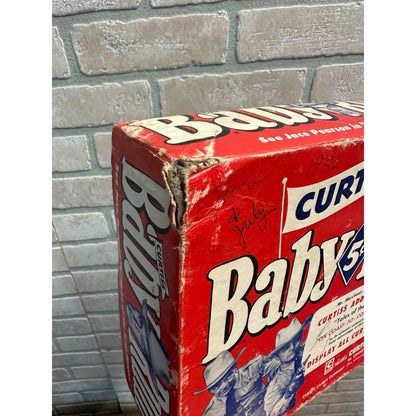 Vintage 1950s Curtiss Baby Ruth & Butterfinger Candy Boxes TV Show Texas Rangers