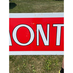 Original Montgomery Ward Porcelain Store Sign Large 6ft
