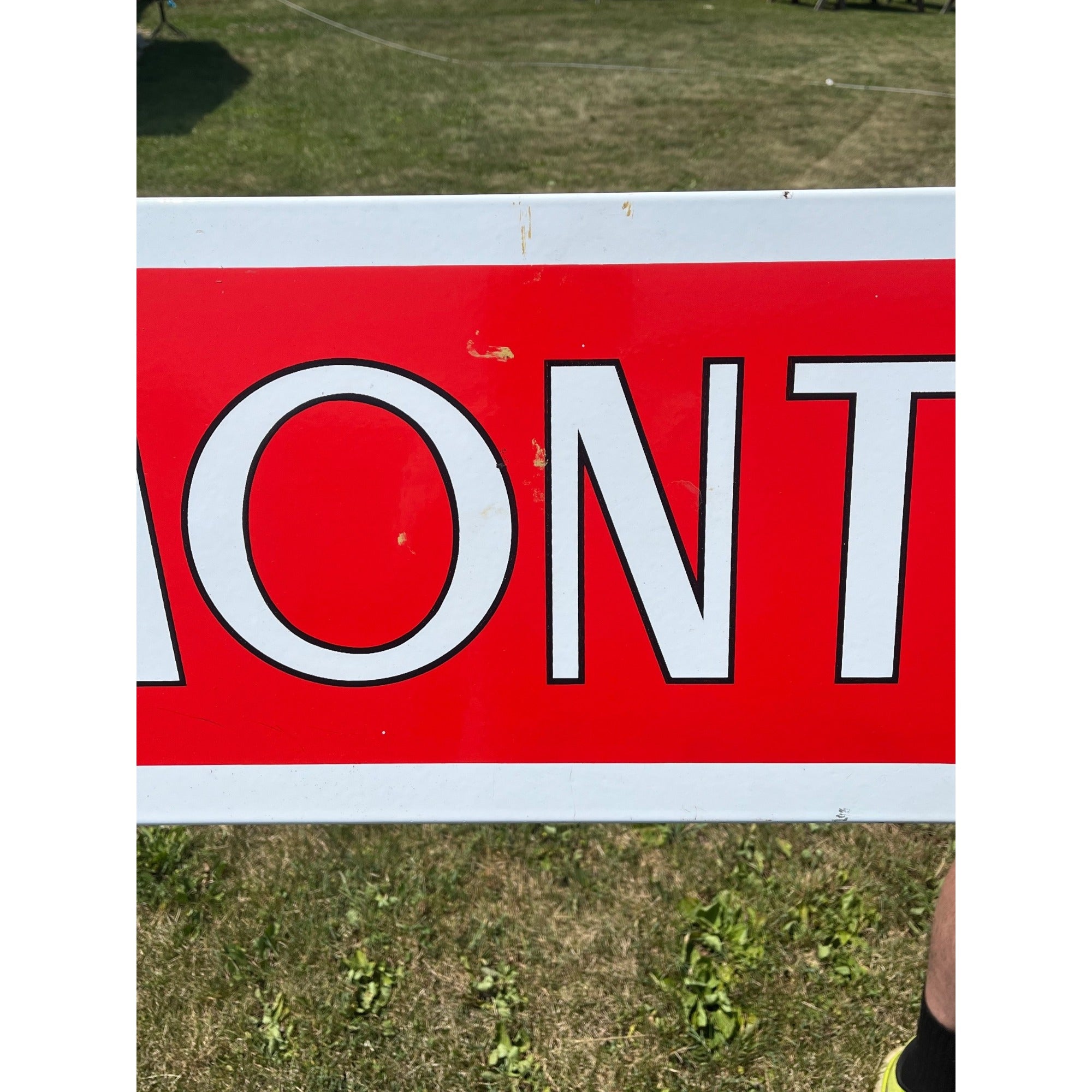 Original Montgomery Ward Porcelain Store Sign Large 6ft